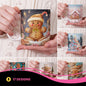Cute Gingerbread Christmas Mug Sublimation PNG Bundle | 3D Holiday Gingerbread Man & Cookie House Mug Wrap 11oz 15oz Template