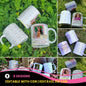 Custom 2026 Calendar Photo Mug Sublimation PNG Bundle | Personalized Picture Frame Coffee Cup Wrap
