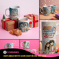 Christian Christmas Mug Sublimation Bundle | Nativity Scene Mug Wrap PNG | Jesus Is Born Holiday Coffee Cup Design