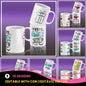 Secret Santa Portuguese Mug Sublimation PNG Bundle | Cute Amigo Secreto Coffee Cup Design Template
