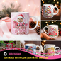Christmas Capybara Mug Sublimation Design PNG | Funny Cute Capybara Xmas Coffee Cup Wrap