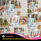 Psychology Floral Brain Mug Sublimation PNG Bundle | Watercolor Brain Flower Psi Symbol Mug Wrap
