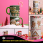 Gingerbread Christmas Mug Sublimation Bundle | Cute Cookie Holiday Mug Wrap PNG