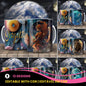 Galactic Zodiac Mug Sublimation PNG Bundle | 3D Cosmic Celestial Planet Coffee Cup Wrap