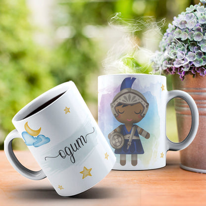 Cute Orixas Mug Sublimation PNG Bundle | Cute Orisha Coffee Cup Wrap Design