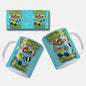 Colorful comic-inspired mug wrap depicting Scooby-Doo and Shaggy in the Mystery Machine, ready for an adventure. Scooby-Doo Mug Wrap. Scooby-Doo Custom Comic-Inspired Mug Wrap. Scooby-Doo Mug Wrap Design: Cartoon-style mug wrap showing Scooby-Doo and Shaggy in the Mystery Machine, titled "The Mystery Machine" with a blue background.