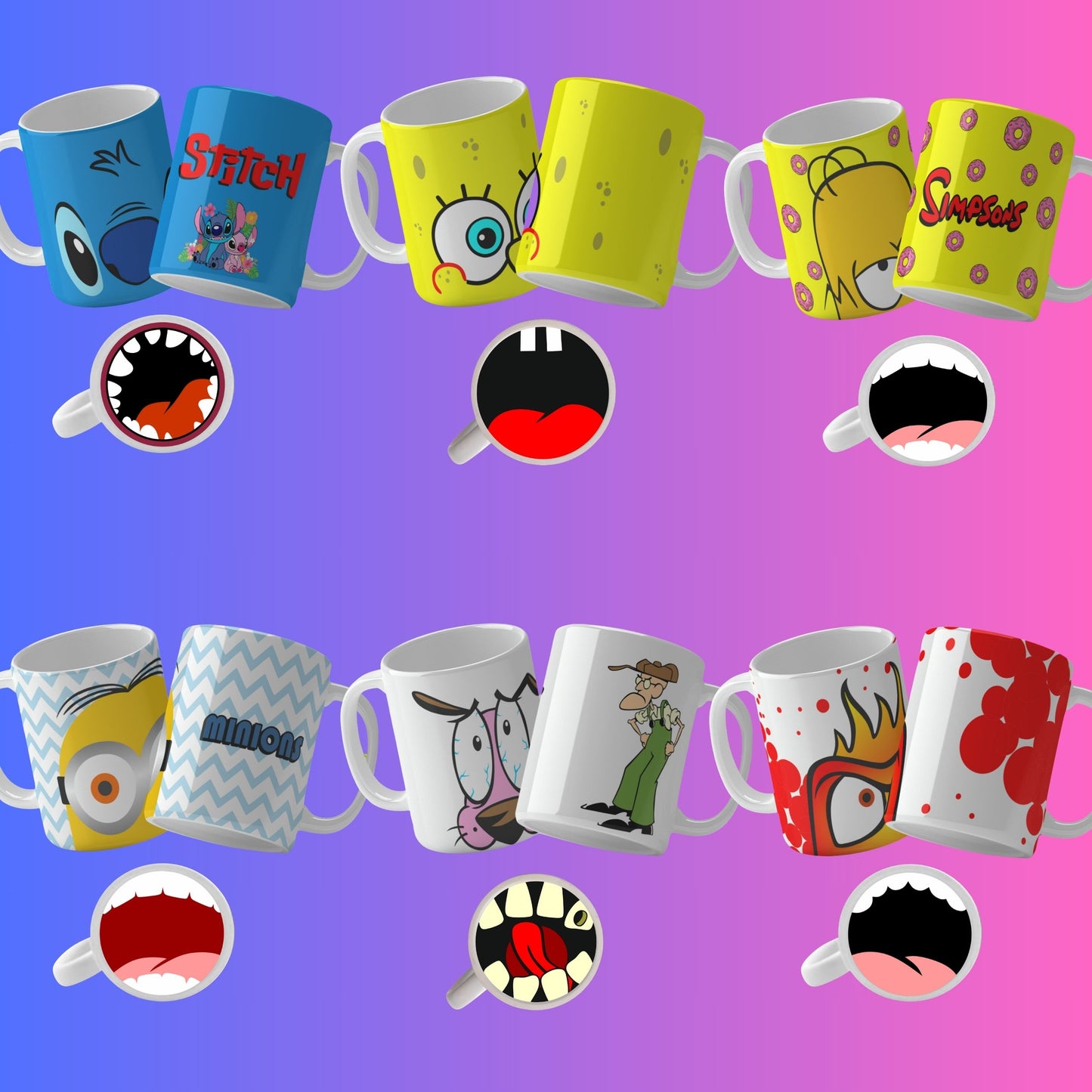 60 cartoon PNG mug wrap designs with bottom mouth graphics for 11 oz and 15 oz sublimation mugs – includes characters, clipart, backgrounds, and printable elements for custom mugs."

This version includes keywords like:
PNG mug wrap designs
bottom mouth graphics
sublimation mugs
clipart, backgrounds, elements
11 oz and 15 oz mugs
printable