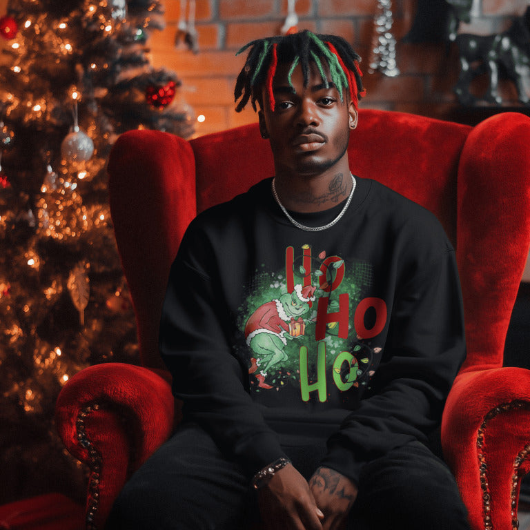 Funny Grinch Christmas Shirt Sublimation PNG | Naughty Xmas Shirt Design | Grinch Vibes Graphic
