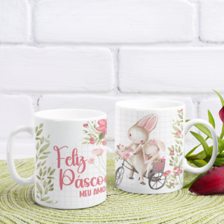 Easter Couple Mug Sublimation Bundle | Cute Matching Easter Designs