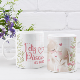 Easter Couple Mug Sublimation Bundle | Cute Matching Easter Designs