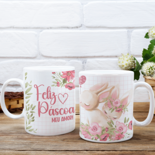 Easter Couple Mug Sublimation Bundle | Cute Matching Easter Designs