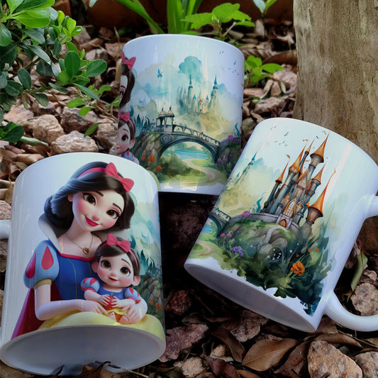 Snow White Princess Mug Wrap