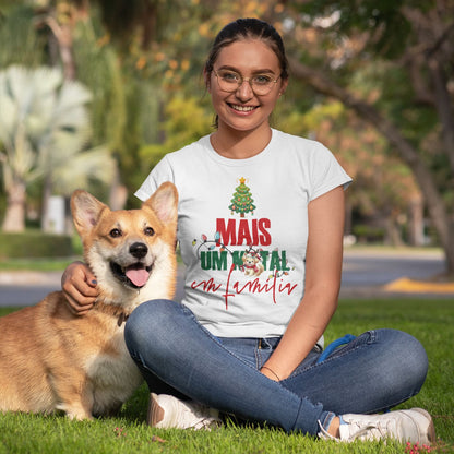 Family Christmas Shirt Sublimation PNG | Mais Um Natal em Família Design | Matching Family Xmas Shirts