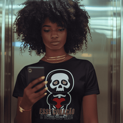 Valentine’s Day Love Skull Shirt Sublimation | Romantic Skull Design